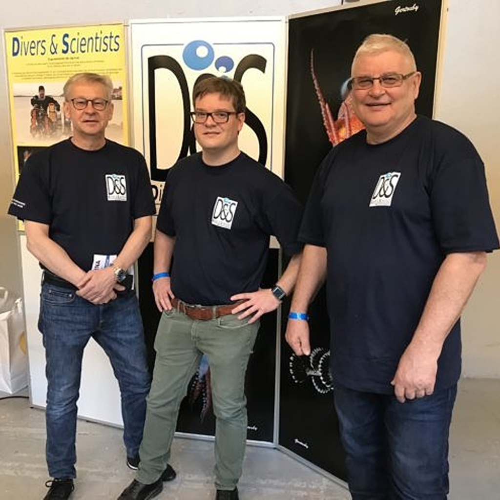 Divers & Scientists at Exhibition in Nacka with Lysekils Diving Museum